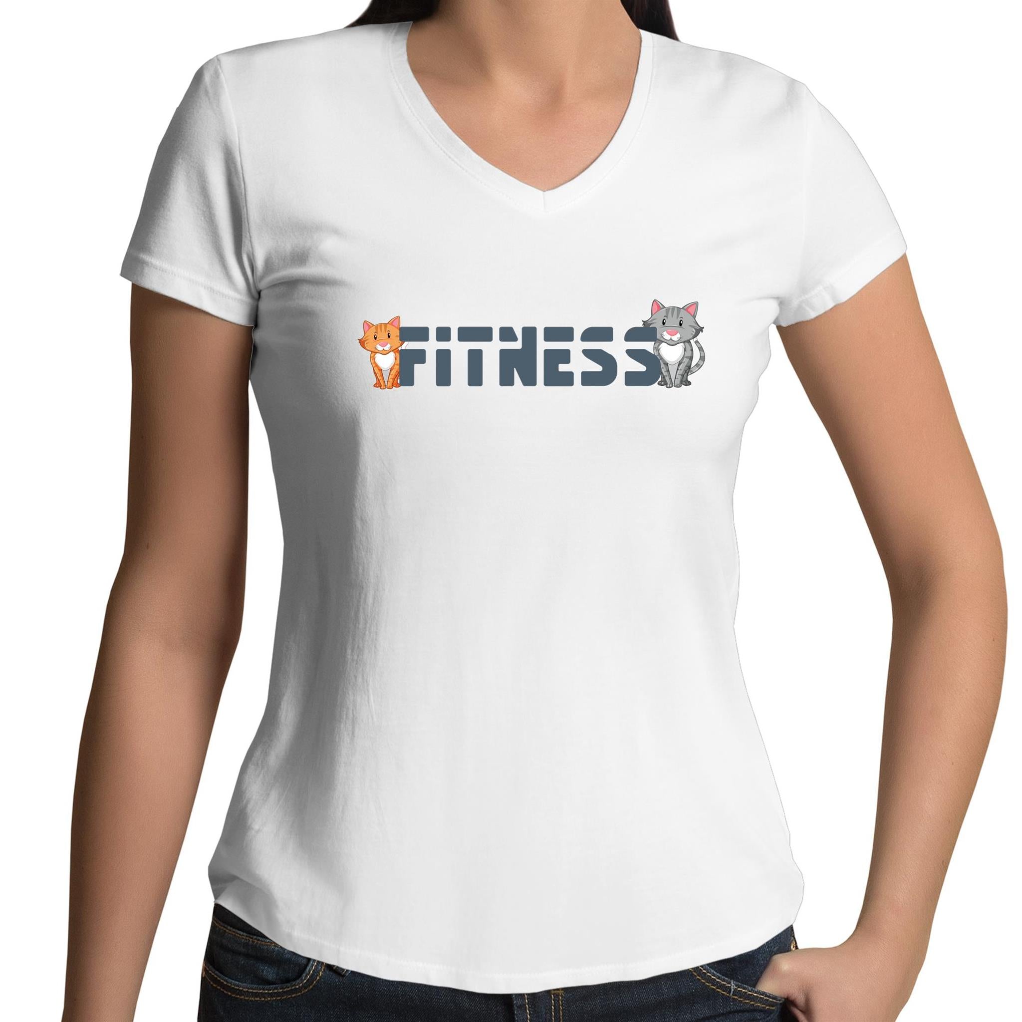 AS Colour Bevel - Womens V-Neck T-Shirt