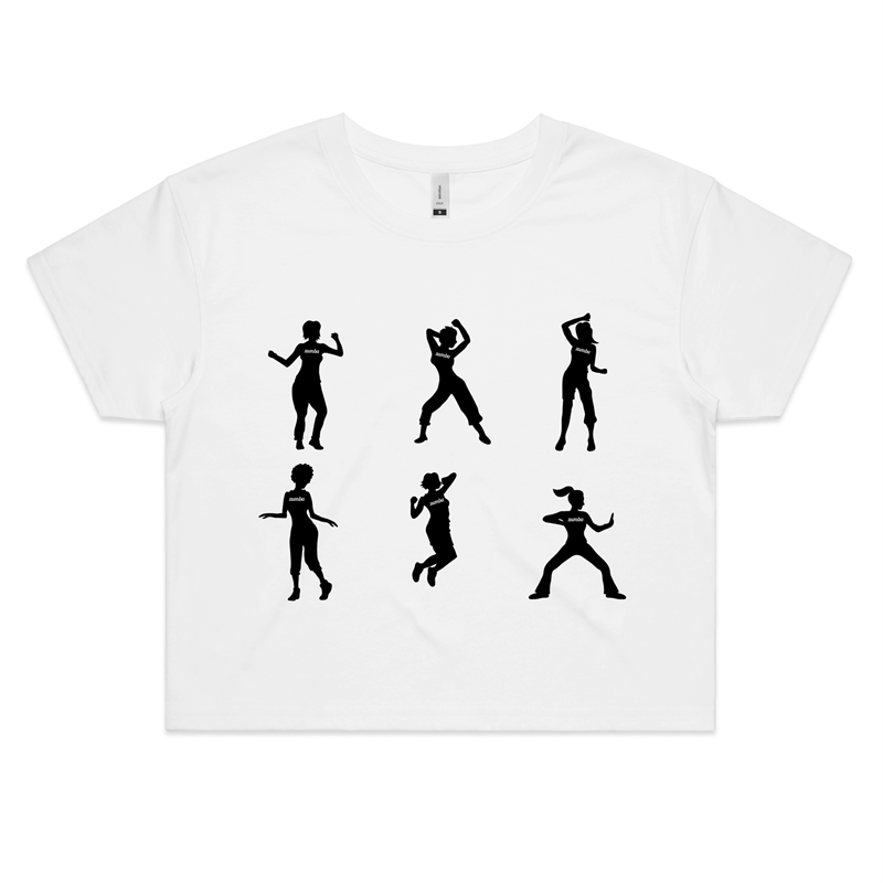 Zumba AS Colour - Womens Crop Tee